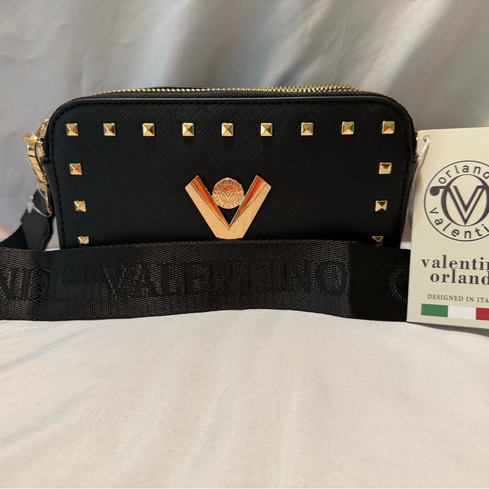 Valentino Orlandi Black Crossbody Bag - Picture 2 of 11